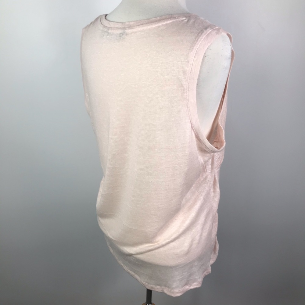 Athleta 100% linen loose fitted sleeveless tank - Picture 4 of 10